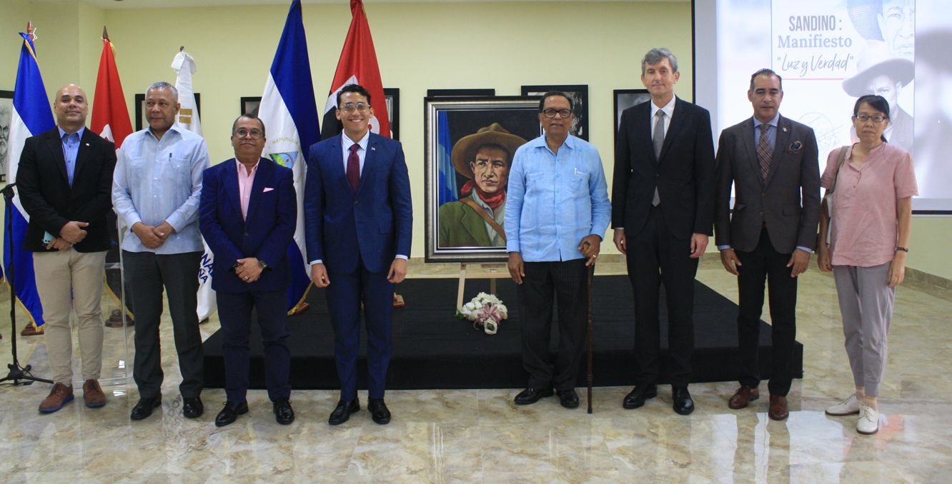 Embajada de Nicaragua en República Dominicana conmemora legado antimperialista del General  Sandino