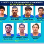 Policía Nacional captura a 23 sujetos por delitos de alta peligrosidad en Nicaragua