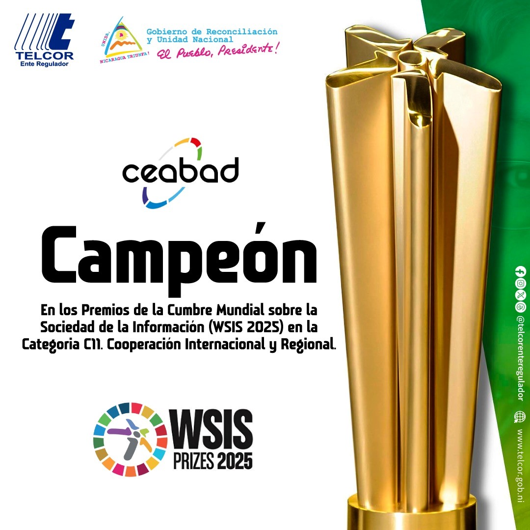 Nicaragua triunfa en los Premios WSIS 2025