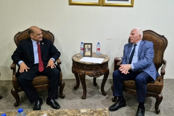 Delegación nicaragüense sostiene encuentro con el Secretario General de la OLP