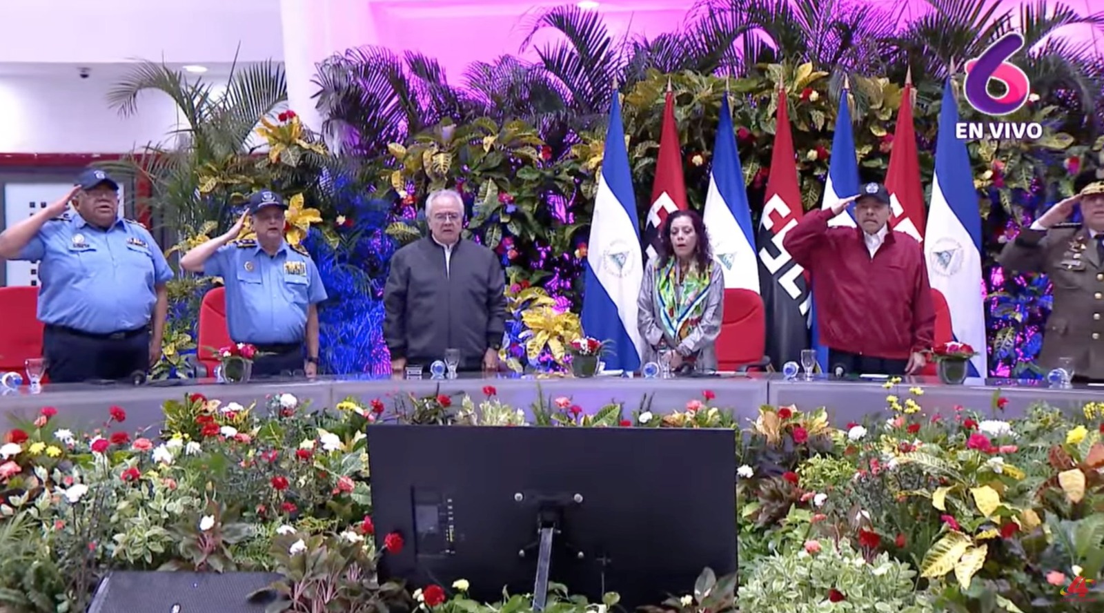 Ascenso a altos mandos del Ejército de Nicaragua