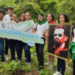 Jóvenes universitarios reforestan Nejapa en honor a Carlos Fonseca Amador