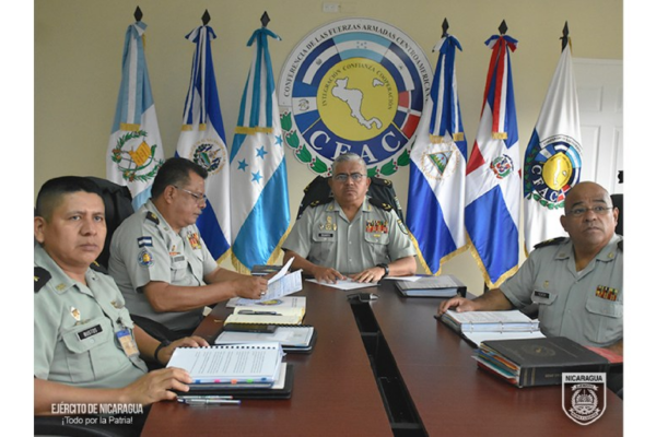 Ejército de Nicaragua Participa en la Sexagésima Cuarta ROCE de la CFAC