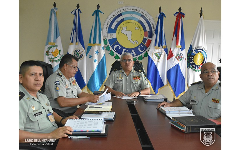 Ejército de Nicaragua Participa en la Sexagésima Cuarta ROCE de la CFAC