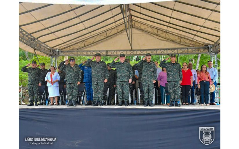 Ejército de Nicaragua Efectúa Traspaso de Mando en el Quinto Comando Militar Regional