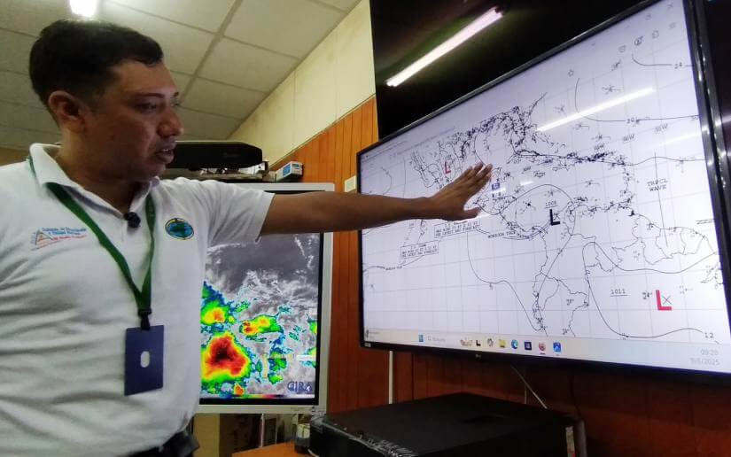 Lluvias y descenso de temperaturas marcarán el clima en Nicaragua esta semana