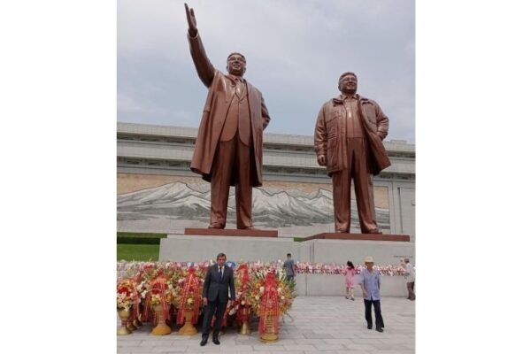 Delegación nicaragüense presente en homenaje internacional al Gran Líder Kim Il Sung