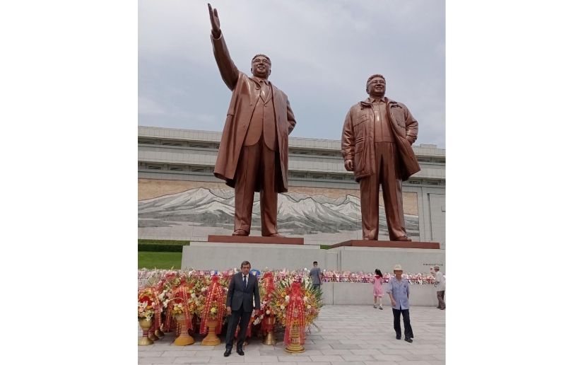 Delegación nicaragüense presente en homenaje internacional al Gran Líder Kim Il Sung