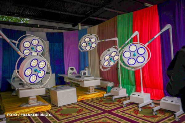 Gobierno Sandinista fortalece red hospitalaria con nuevos equipos de rayos X y lámparas quirúrgicas