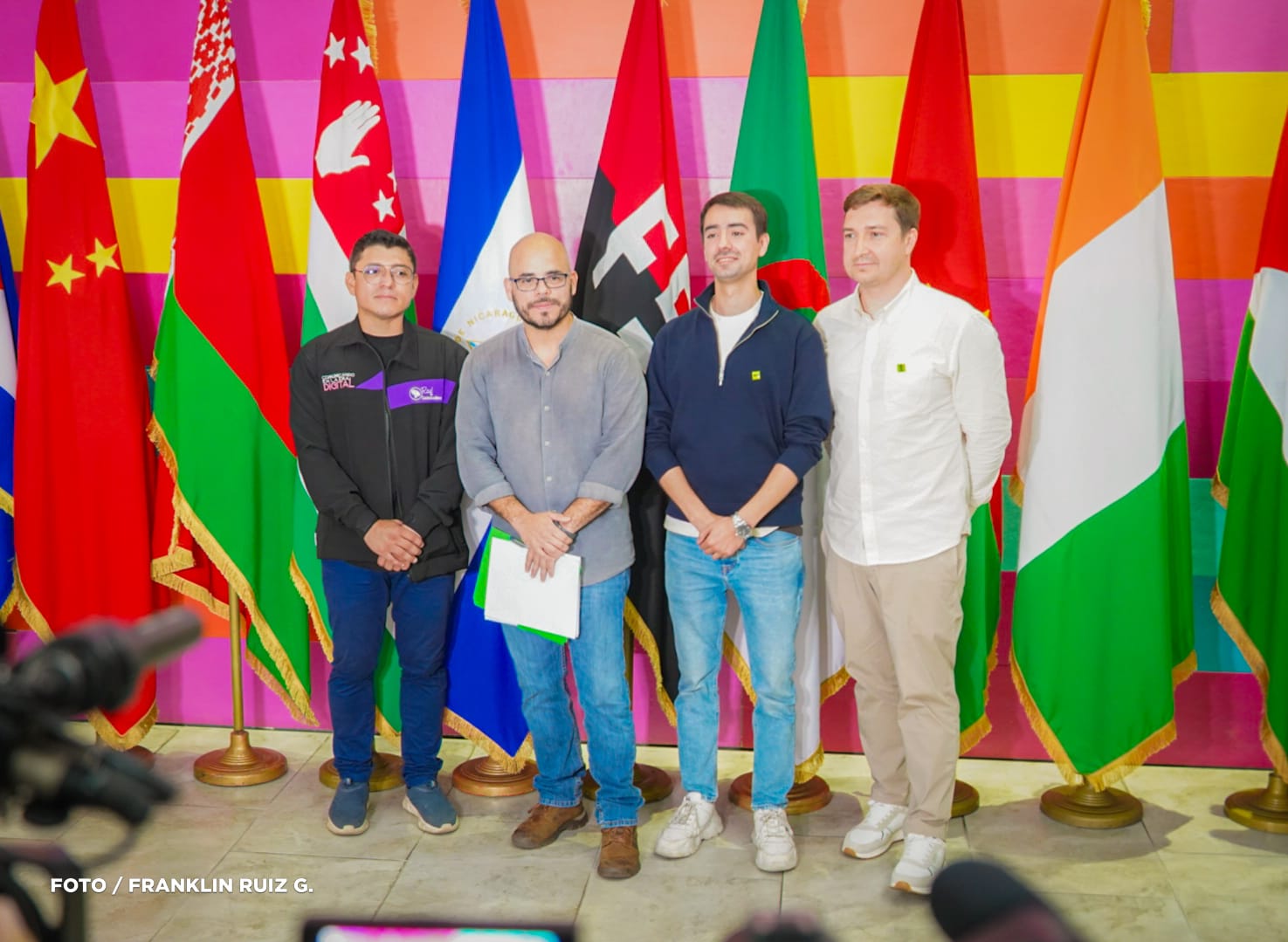 Representantes de RT en Español visitan Nicaragua en el marco del 46° aniversario del triunfo de la Revolución Popular Sandinista