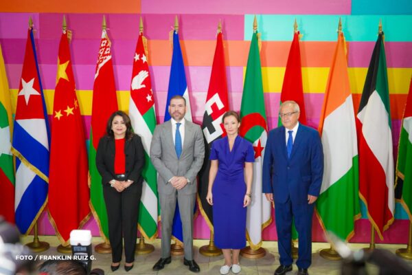 Vicepresidenta de la Duma Estatal de Rusia llega a Nicaragua para conmemorar el 46/19