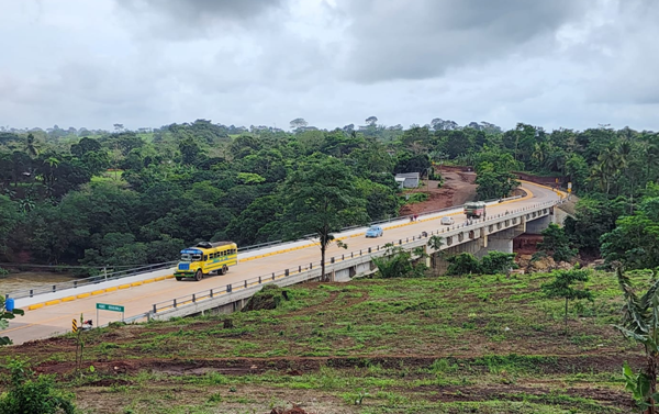 El Tortuguero ya está conectado a la red vial nacional