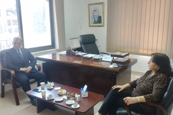 Nicaragua reafirma su apoyo a Palestina en encuentro con la Dra. Mai Al Kaila