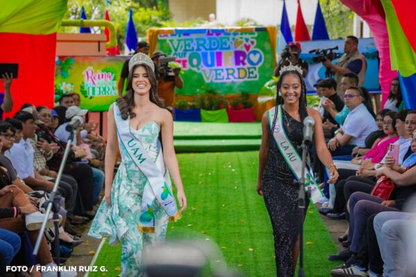Juventud sandinista presenta candidatas a Reina de la Madre Tierra 2025