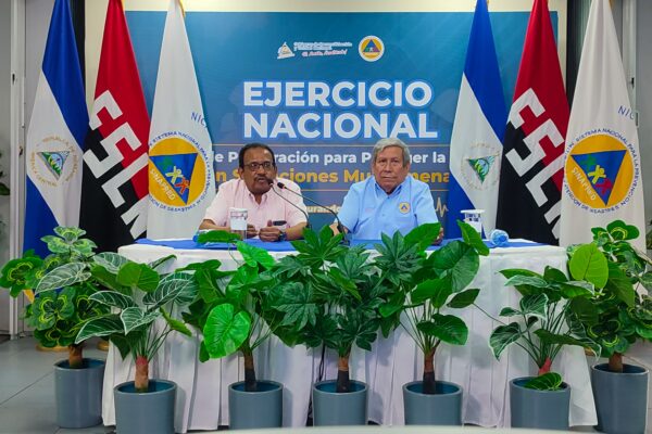 Nicaragua se prepara para el Tercer Ejercicio Nacional de Preparación ante Multiamenazas este 25 de septiembre