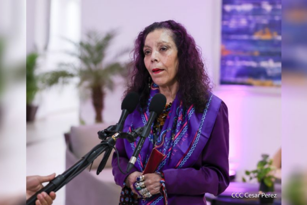 Declaraciones de Rosario Copresidenta de Nicaragua después del Acto en Conmemoración del 45 Aniversario de la Fuerza Naval del Ejército de Nicaragua13 de Agosto del 2025