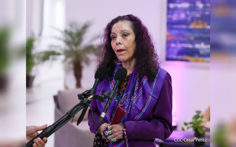 Declaraciones de Rosario Copresidenta de Nicaragua después del Acto en Conmemoración del 45 Aniversario de la Fuerza Naval del Ejército de Nicaragua13 de Agosto del 2025