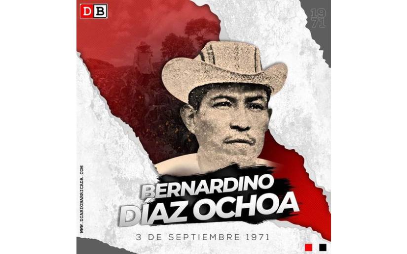 Legado de Bernardino Díaz Ochoa vive en la lucha campesina