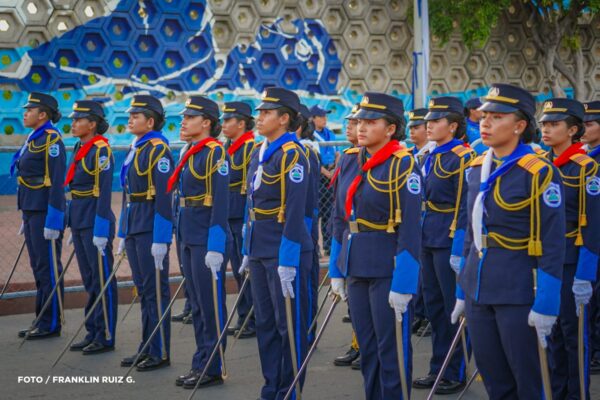 Policía Nacional celebra 46 años de servicio con desfile en honor al pueblo nicaragüense