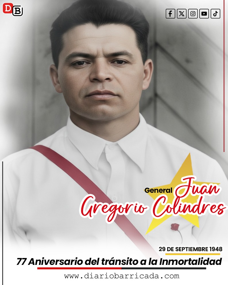 GENERAL JUAN GREGORIO COLINDRES: UN PATRIOTA INCLAUDICABLE