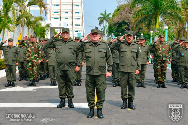 Nicaragua celebra el 46 aniversario del Ejército Nacional con ascensos y reconocimientos