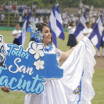 Jóvenes celebran con orgullo patrio en los festivales de bandas “Todos San Jacinto”