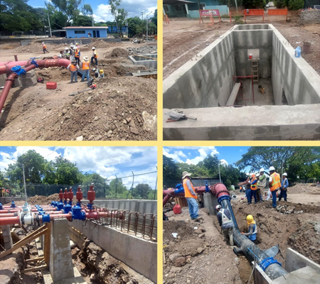 Proyecto de saneamiento en Ciudad Darío alcanza 95% de Avance