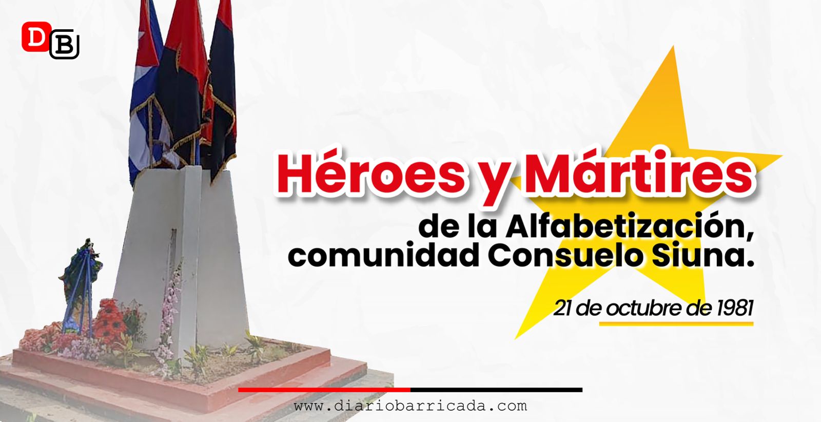 Héroes y Mártires de la Alfabetización, Comunidad Consuelo, Siuna