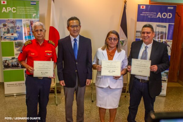 Japón fortalece la cooperación con Nicaragua mediante tres nuevos proyectos comunitarios