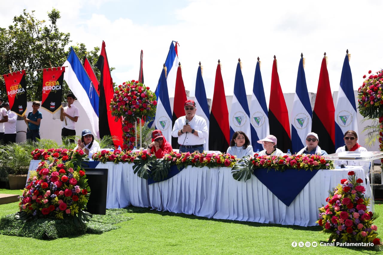 Asamblea Nacional conmemora el 48 aniversario del Asalto al Cuartel de Masaya desde la Fortaleza El Coyotepe