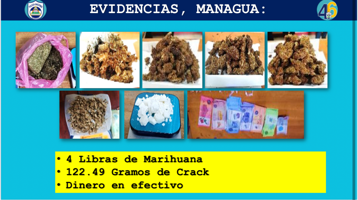 Policía Nacional presenta resultados semanales de la actividad delictiva en Nicaragua