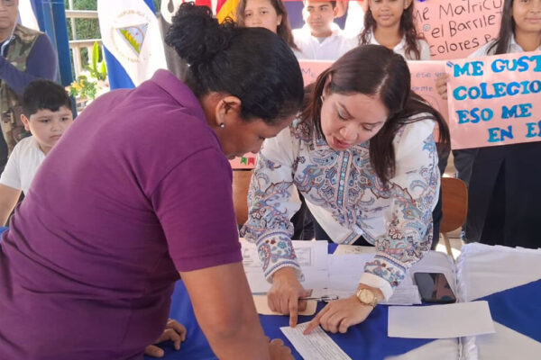 Avanza la matrícula escolar en Nicaragua: casi 800 mil estudiantes inscritos