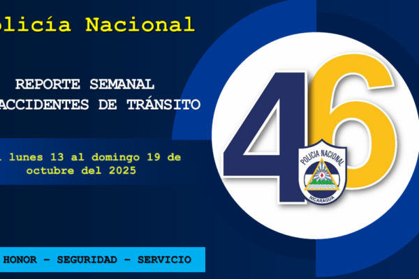 Policía Nacional reporta disminución de fallecidos y lesionados por accidentes de tránsito