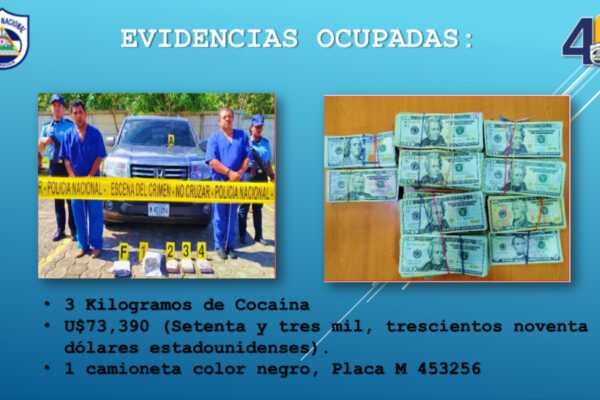 Operativo policial asesta nuevo golpe al narcotráfico y decomisa más de 73 mil dólares