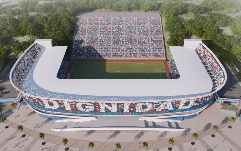 Estadio de Fútbol “Dignidad” estará listo en el primer semestre de 2028