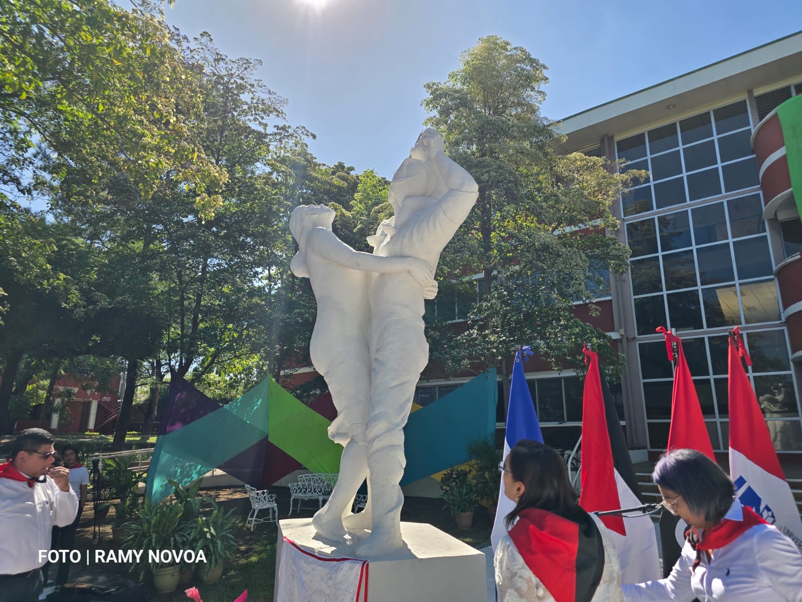 Nueva Plaza Palestina en la UNP honra la dignidad y la hermandad entre pueblos