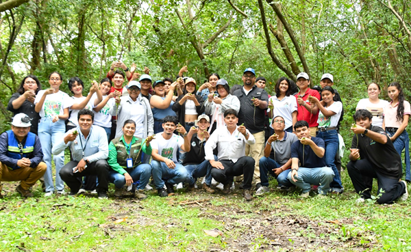 Liberan 652 Iguanas verdes en el sendero Los Coyotes del Volcán Masaya