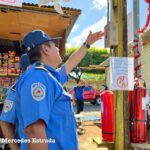 Bomberos Unidos inspeccionan puestos de pólvora en la Rotonda La Virgen