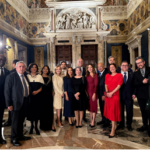 Embajada de Nicaragua participa en saludo de Fin de Año del Presidente de Italia