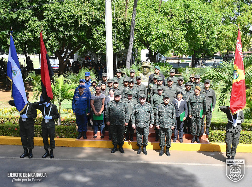 Ejército nicaragüense destaca valores en acto de Emulación Patriótica