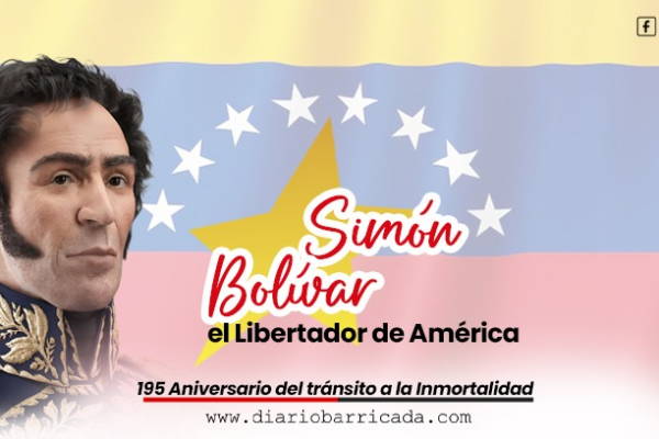 ¡Viva el Libertador Simón Bolívar!