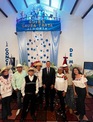 Nicaragua lleva la Alegría de su purísima a México con Cultura y Devoción