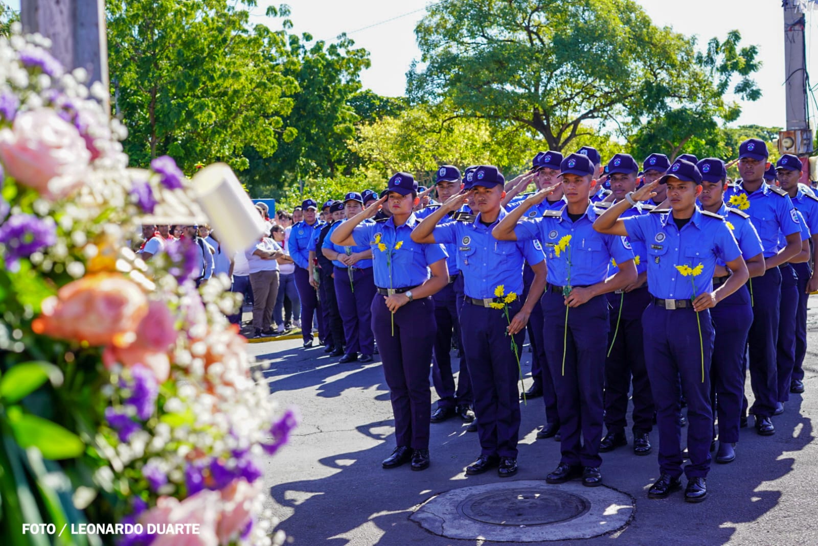 Policía Nacional honra legado de Leonel Rugama y héroes de San José de las Mulas