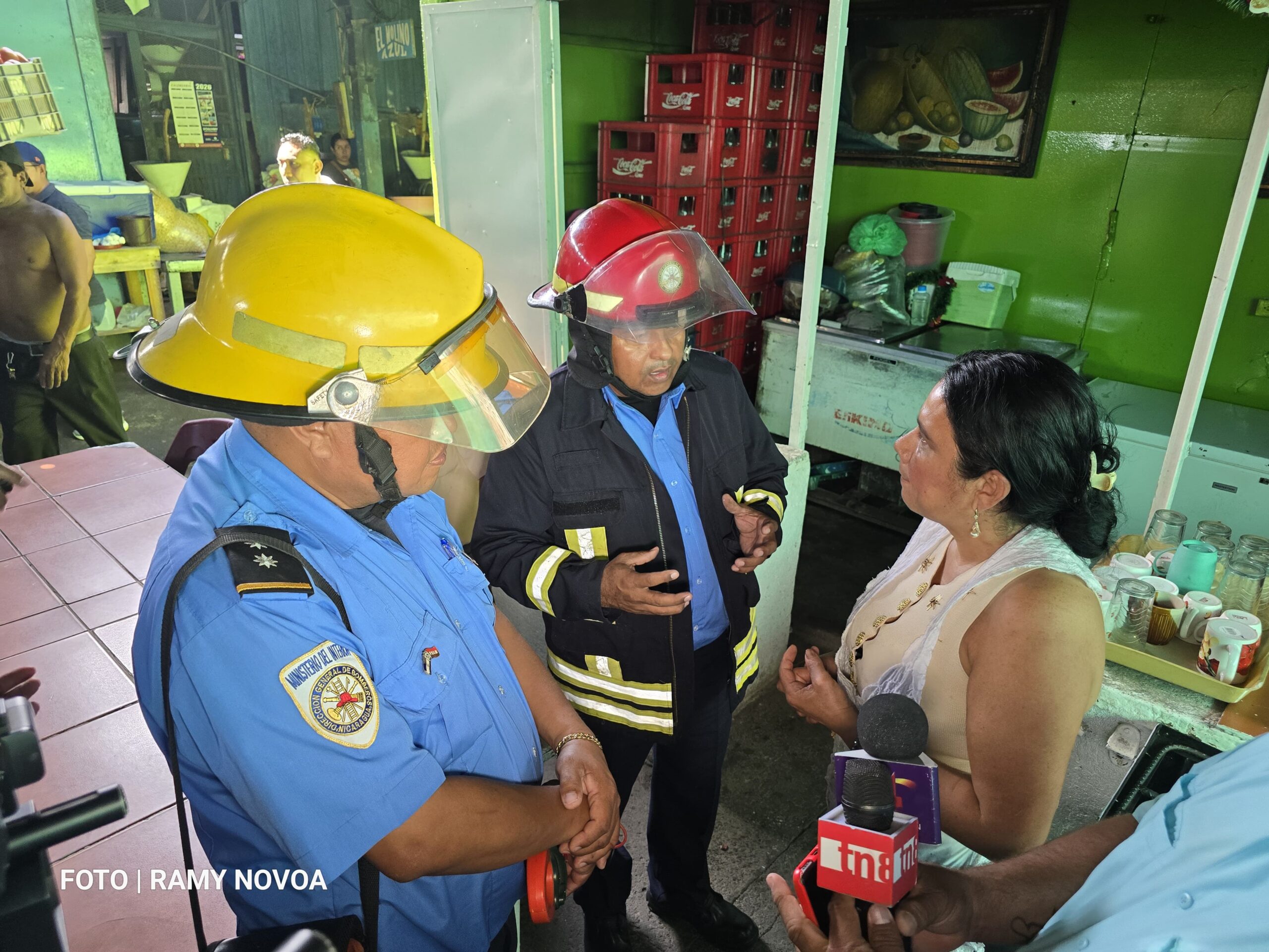 Bomberos refuerzan inspecciones preventivas en comedores del mercado Israel Lewites