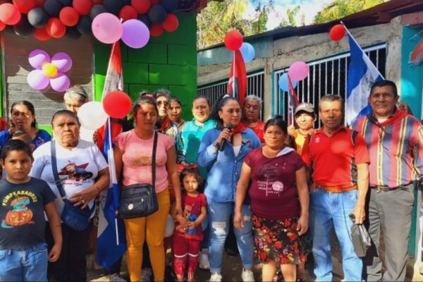 ENTREGAMOS 14 VIVIENDAS DIGNAS A FAMILIAS EN EL MUNICIPIO DE LA PAZ DE CARAZO