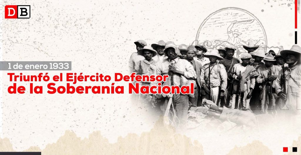 1 de enero de 1933, se retiran de Nicaragua los derrotados yanquis