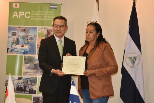 Japón y Nicaragua cooperan con nueva obra en San Juan de Limay