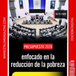 Presupuesto 2026 enfocado en la reducción de la pobreza
