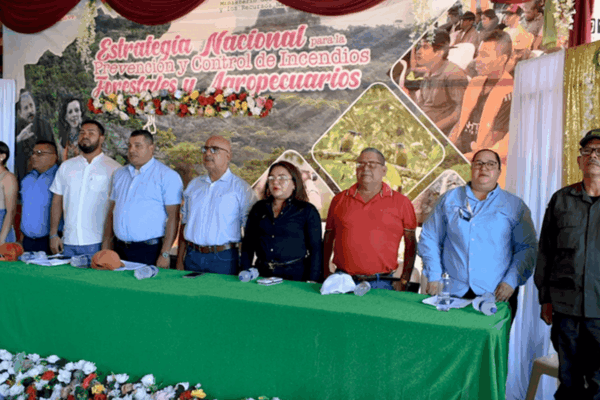 Ejército de Nicaragua participa en lanzamiento del Plan Departamental de Prevención y Control de Incendios 2026 en Cinco Pinos