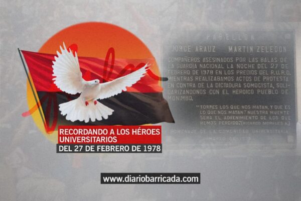 Recordando a los Héroes universitarios del 27 de febrero de 1978